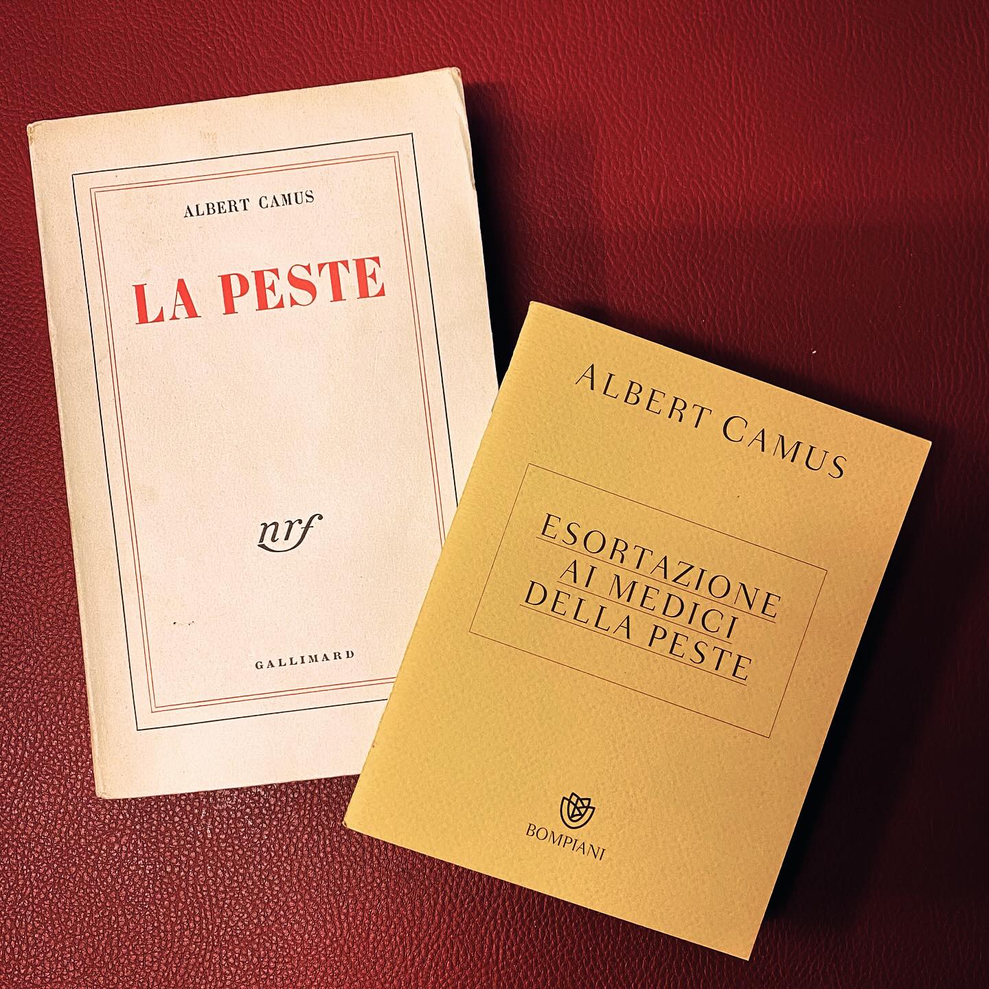 La peste (ed. francese) + ESORTAZIONE AI MEDICI DELLA PESTE